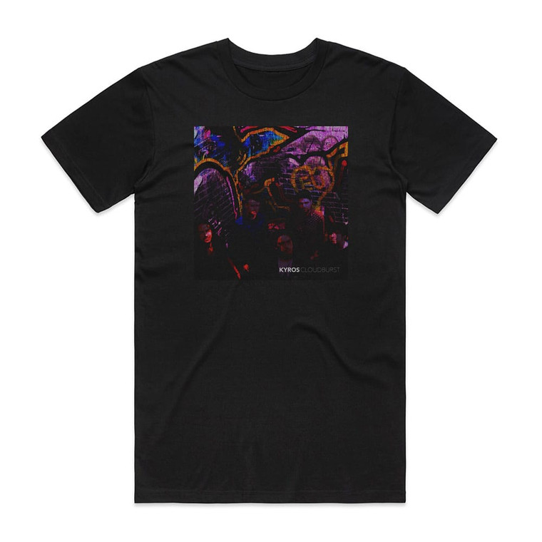 Kyros Cloudburst Album Cover T-Shirt Black
