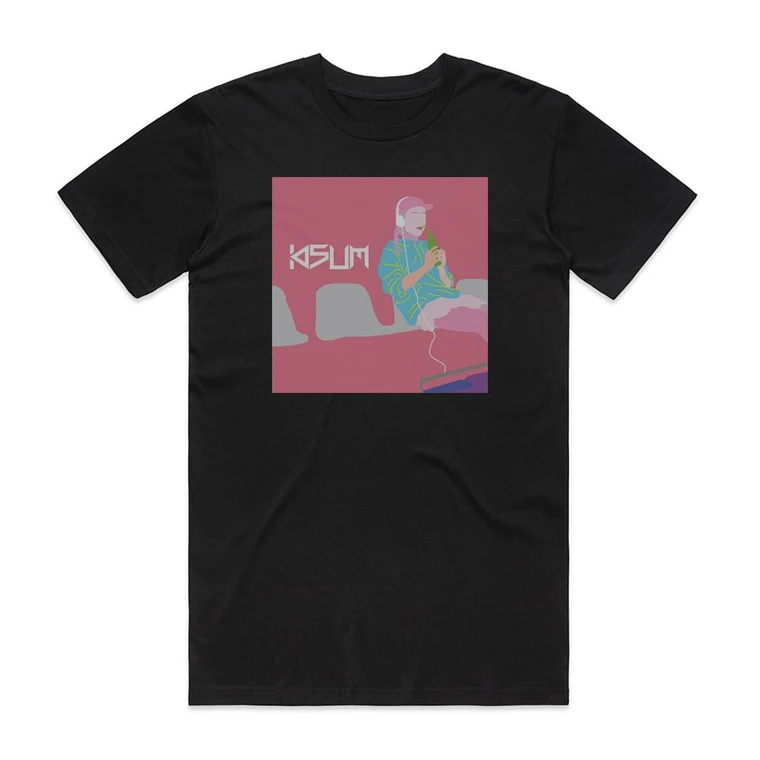 Kisum You Me Feat Jooyoung Album Cover T-Shirt Black