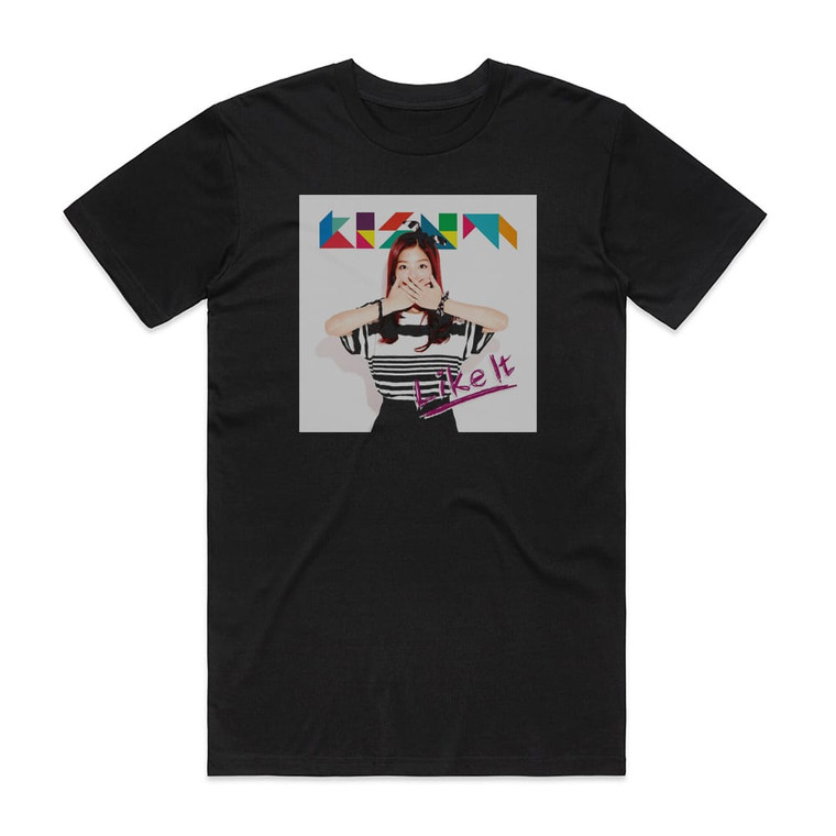 Kisum Like It Album Cover T-Shirt Black