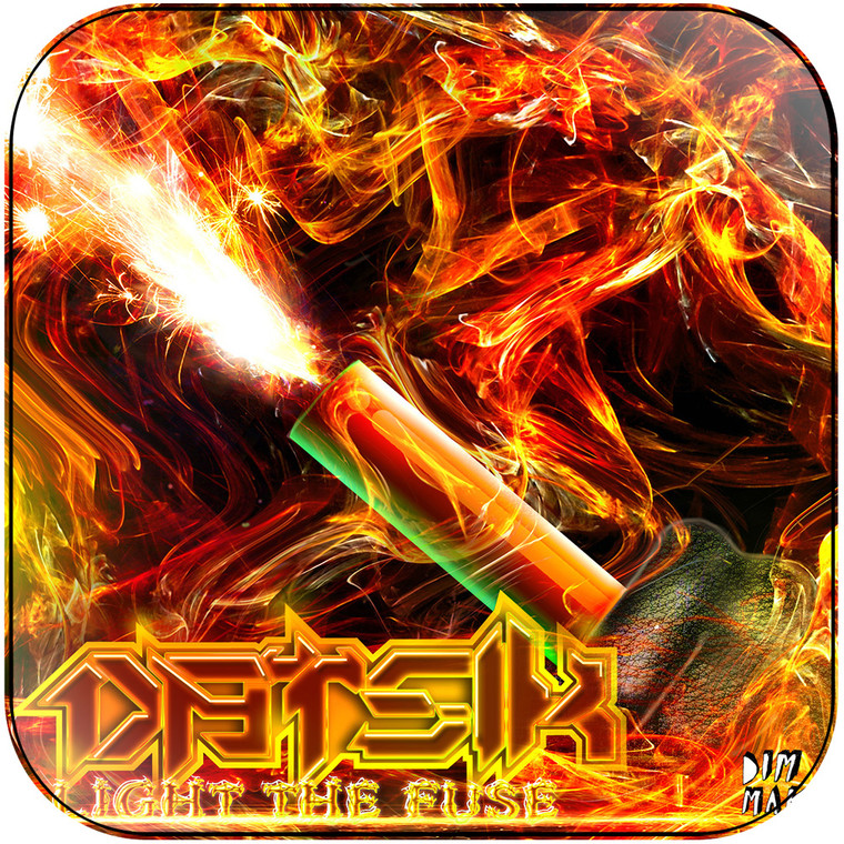 Datsik Light The Fuse Album Cover Sticker