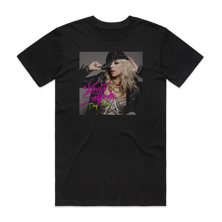 Krista Siegfrids Ding Dong Album Cover T-Shirt Black
