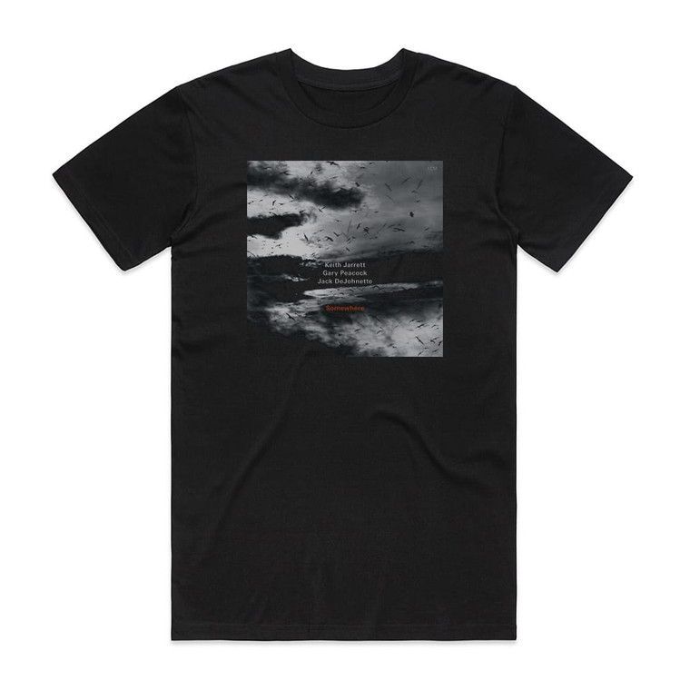 Keith Jarrett Trio Somewhere Album Cover T-Shirt Black