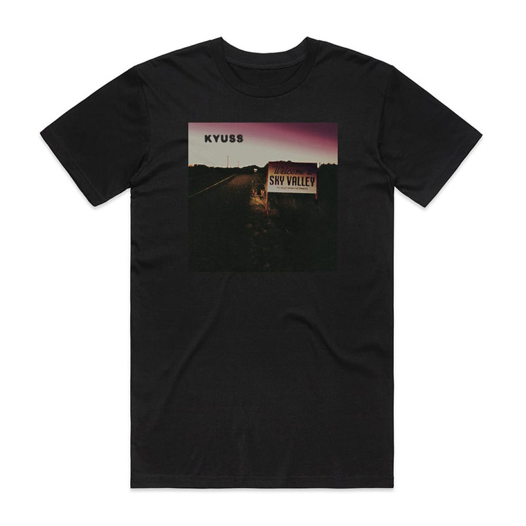 Kyuss Welcome To Sky Valley 1 Album Cover T-Shirt Black