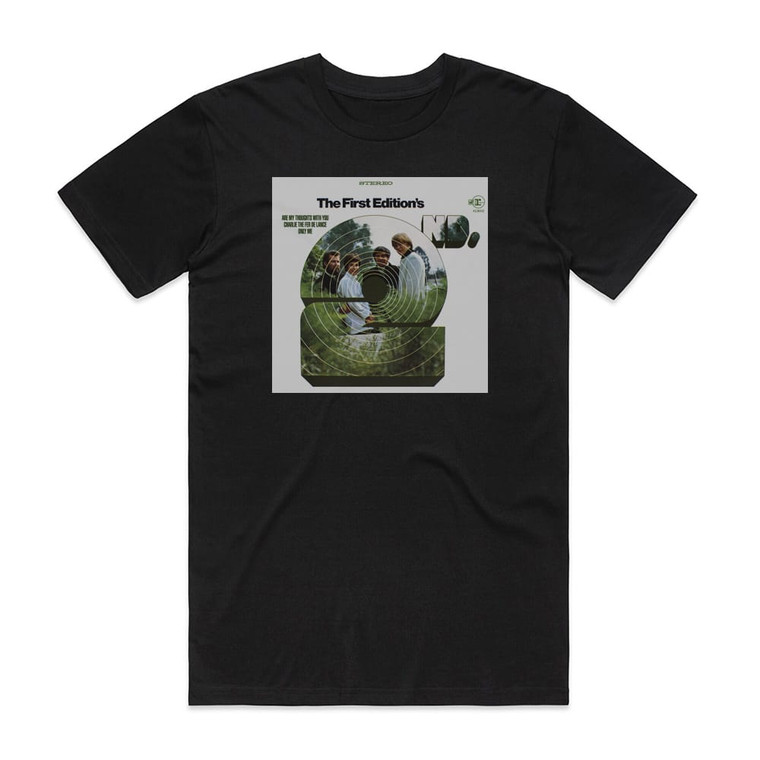 Kenny Rogers and The First Edition The First Editions 2Nd Album Cover T-Shirt Black