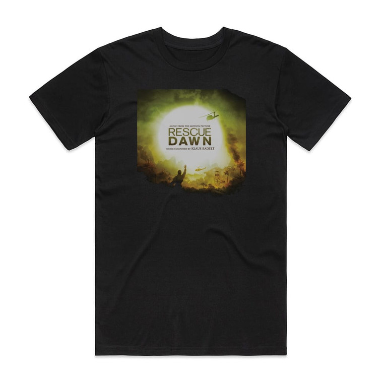 Klaus Badelt Rescue Dawn Album Cover T-Shirt Black