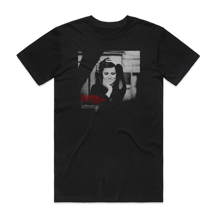 Katarina Knechtova Donekonena The Best Of 1997 2010 Album Cover T-Shirt Black