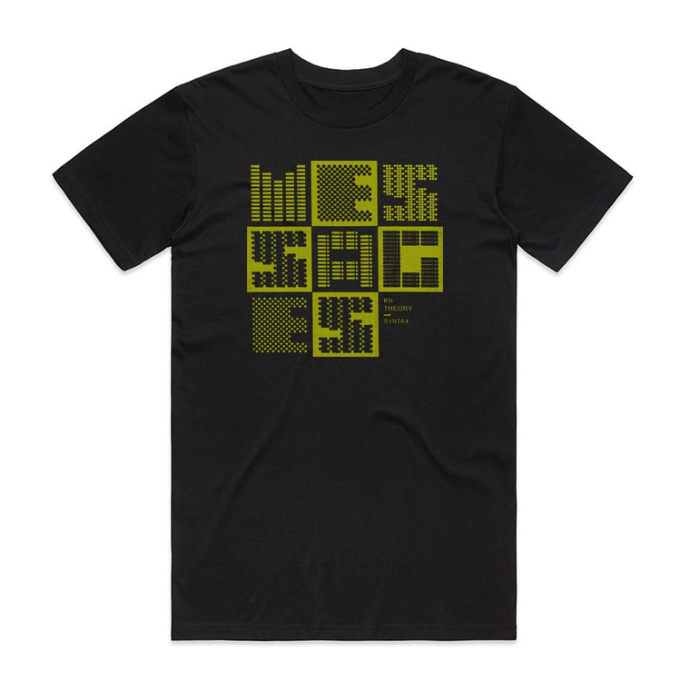 Ki Theory Messages Syntax Album Cover T-Shirt Black
