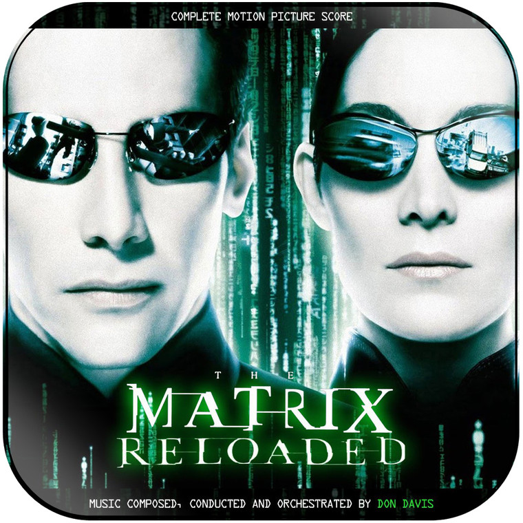 Don Davis The Matrix Reloaded The Complete Score Album Cover Sticker