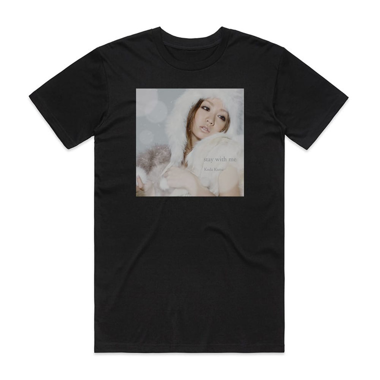Kumi Koda Stay With Me Album Cover T-Shirt Black Kumi Koda Stay With Me Album Cover T-Shirt Black