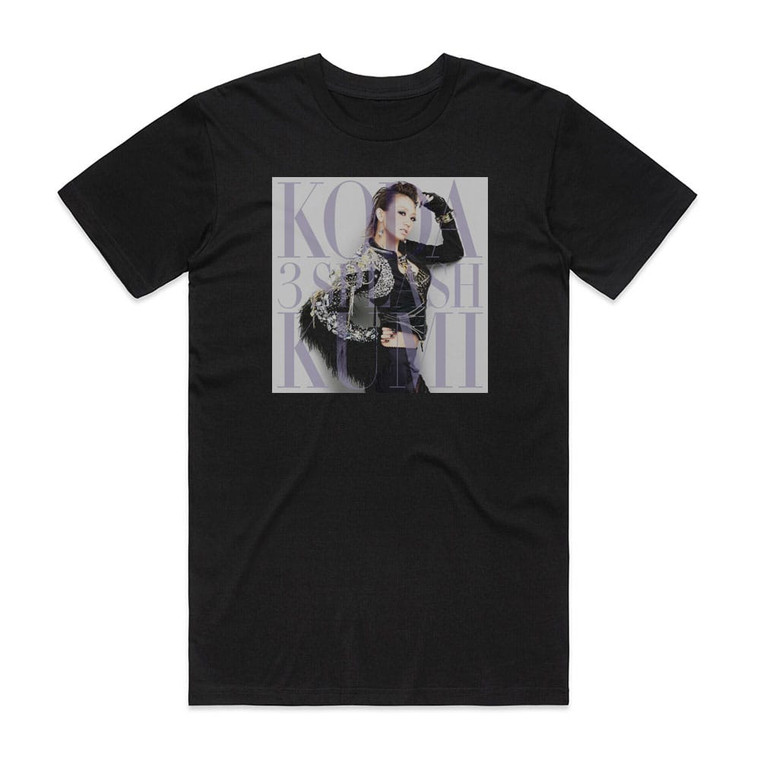 Kumi Koda 3 Splash 1 Album Cover T-Shirt Black