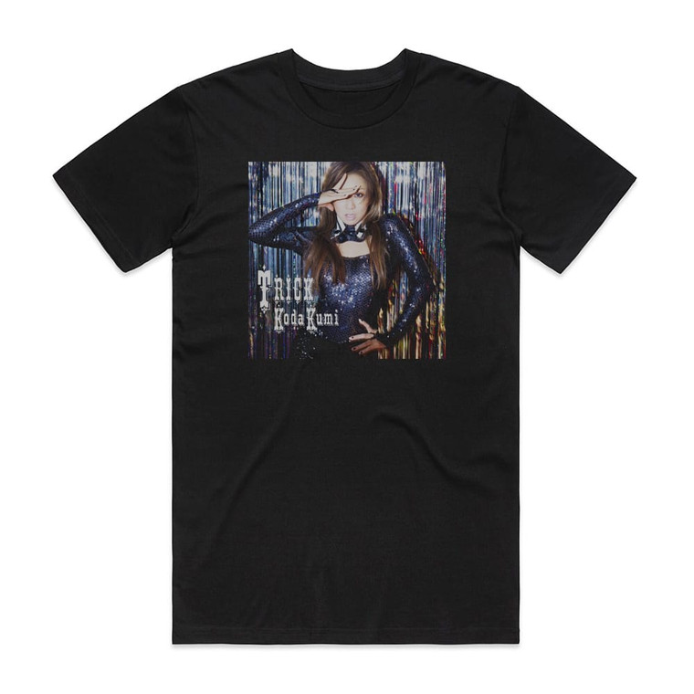 Kumi Koda Trick 1 Album Cover T-Shirt Black