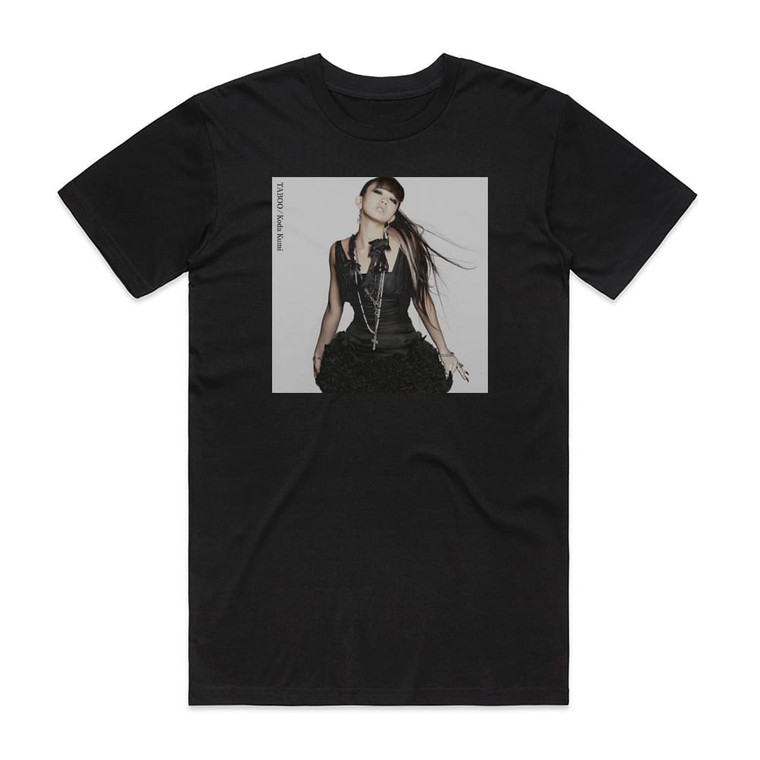 Kumi Koda Taboo Album Cover T-Shirt Black