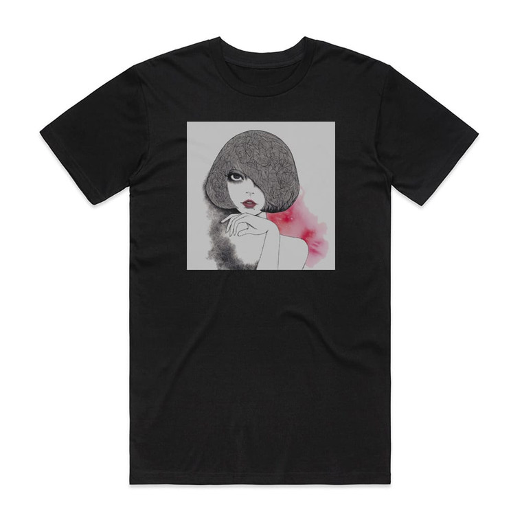 Kinoco Hotel Empty 9 Album Cover T-Shirt Black