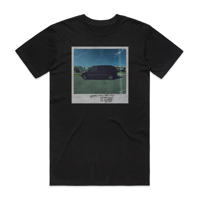 Kendrick Lamar Good Kid Maad City 1 Album Cover T-Shirt Black