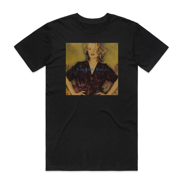 Kim Wilde Love Is Album Cover T-Shirt Black