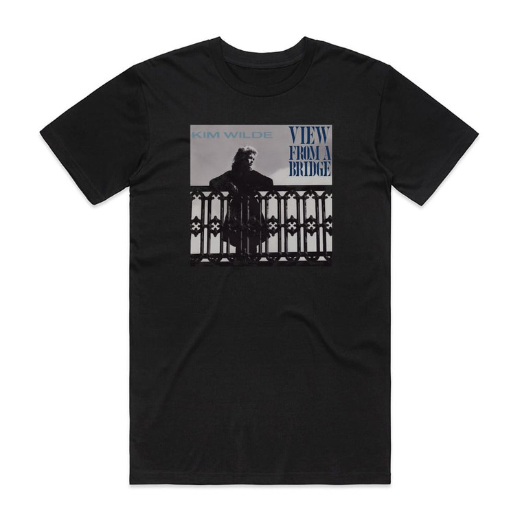 Kim Wilde View From A Bridge Album Cover T-Shirt Black