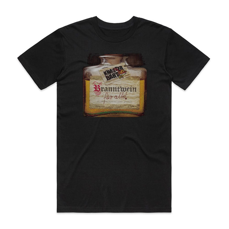 Knasterbart Branntwein Fr Alle Album Cover T-Shirt Black