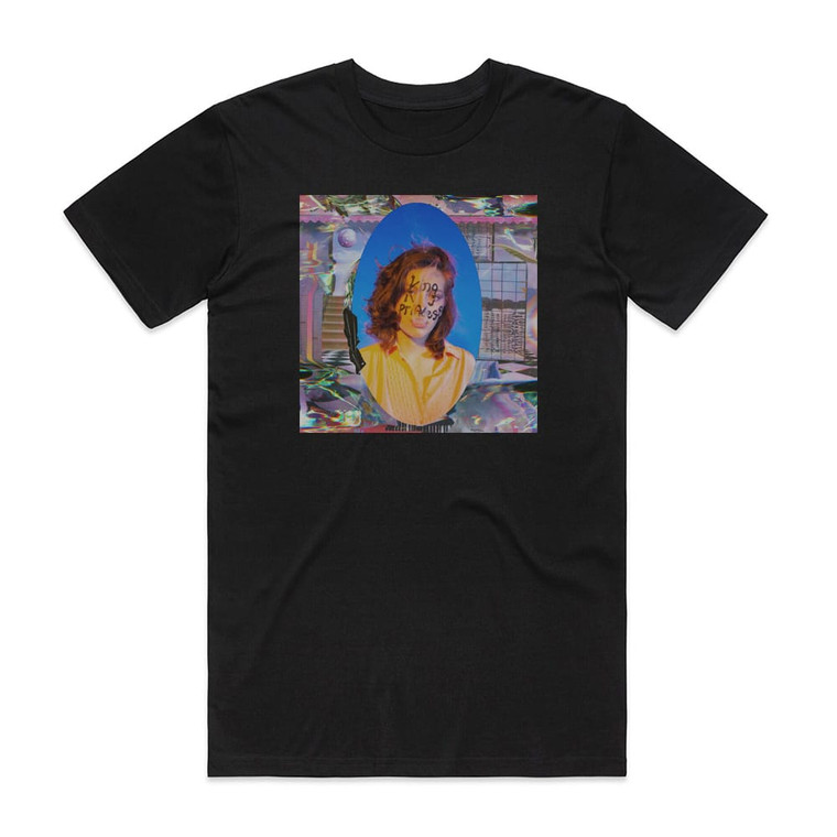 King Princess Make My Bed Album Cover T-Shirt Black