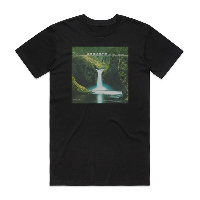 Kaskade What I Say Album Cover T-Shirt Black Kaskade What I Say Album Cover T-Shirt Black