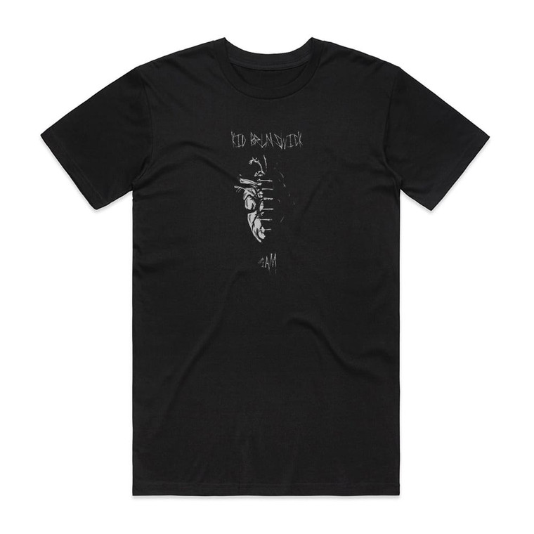 KID BRUNSWICK 4Am Album Cover T-Shirt Black