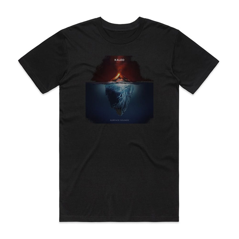 Kaleo Surface Sounds Album Cover T-Shirt Black Kaleo Surface Sounds Album Cover T-Shirt Black
