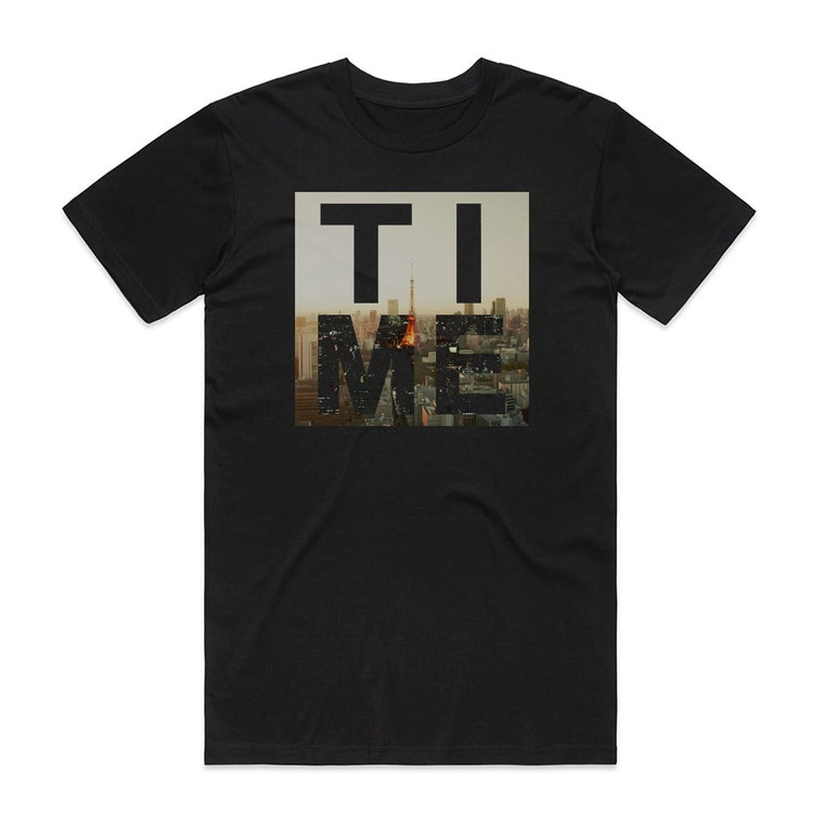 KANA-BOON Time Album Cover T-Shirt Black