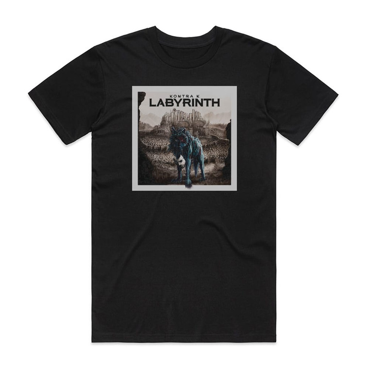 Kontra K Labyrinth Album Cover T-Shirt Black Kontra K Labyrinth Album Cover T-Shirt Black