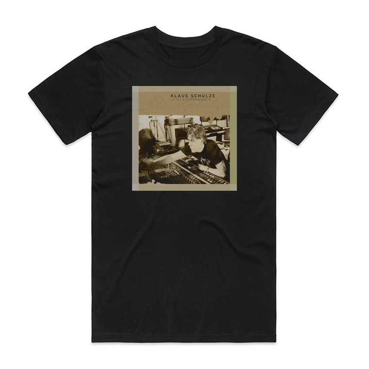 Klaus Schulze La Vie Electronique 9 Album Cover T-Shirt Black