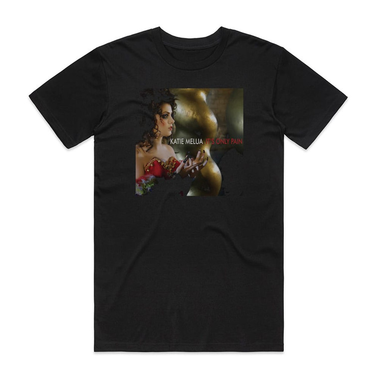 Katie Melua Its Only Pain Album Cover T-Shirt Black