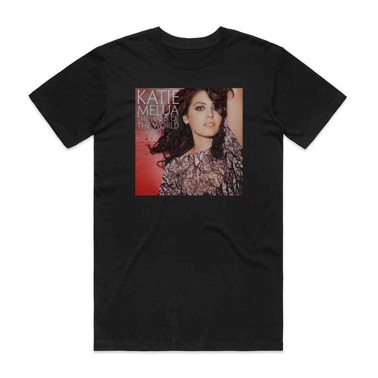 Katie Melua The Walls Of The World Album Cover T-Shirt Black