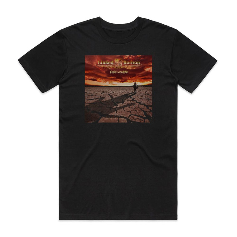 Linked Horizon Empty 3 Album Cover T-Shirt Black
