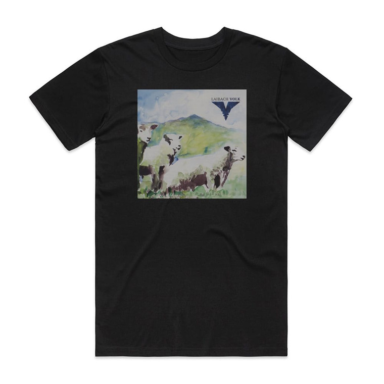 Laibach Volk Album Cover T-Shirt Black
