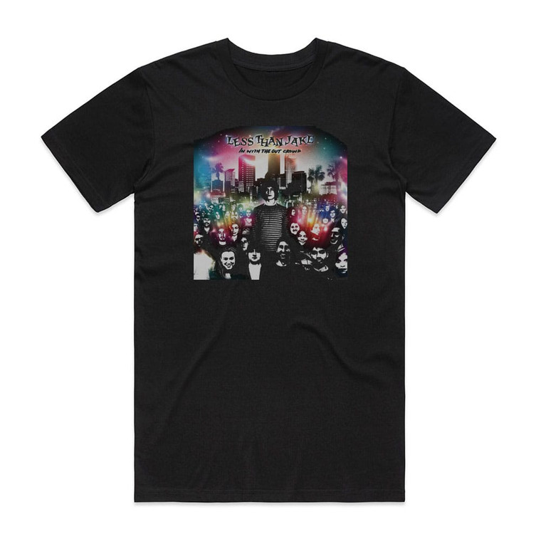 Less Than Jake In With The Out Crowd Album Cover T-Shirt Black