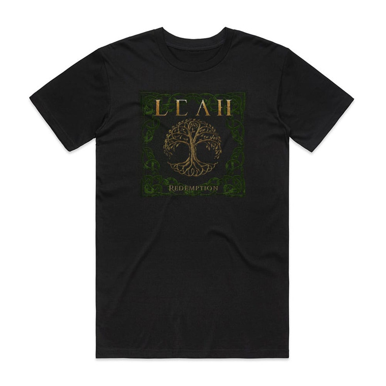 LEAH Redemption Album Cover T-Shirt Black