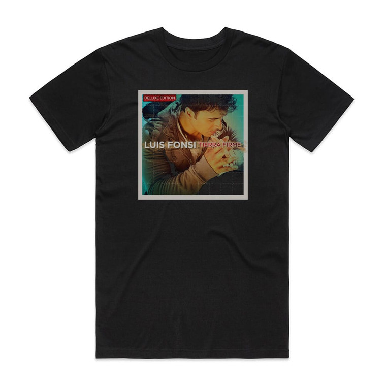 Luis Fonsi Tierra Firme Album Cover T-Shirt Black