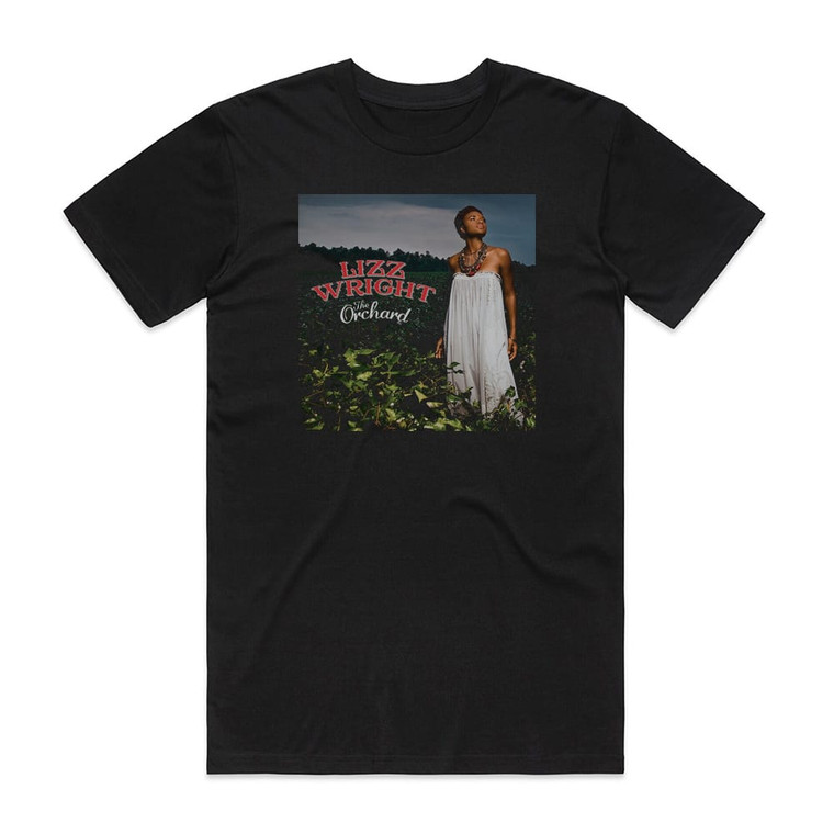 Lizz Wright The Orchard Album Cover T-Shirt Black