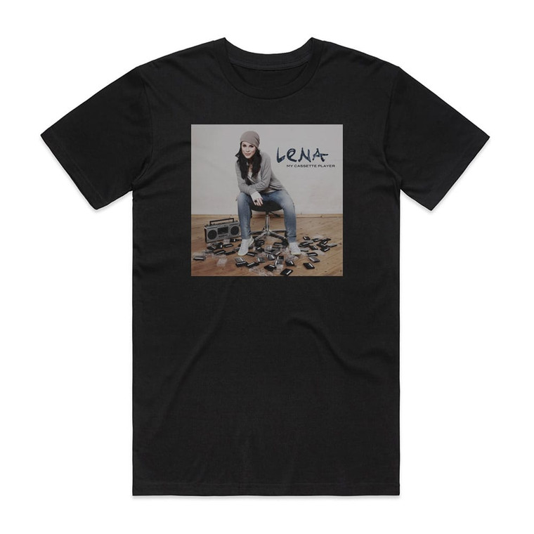 Lena Meyer-Landrut My Cassette Player Album Cover T-Shirt Black