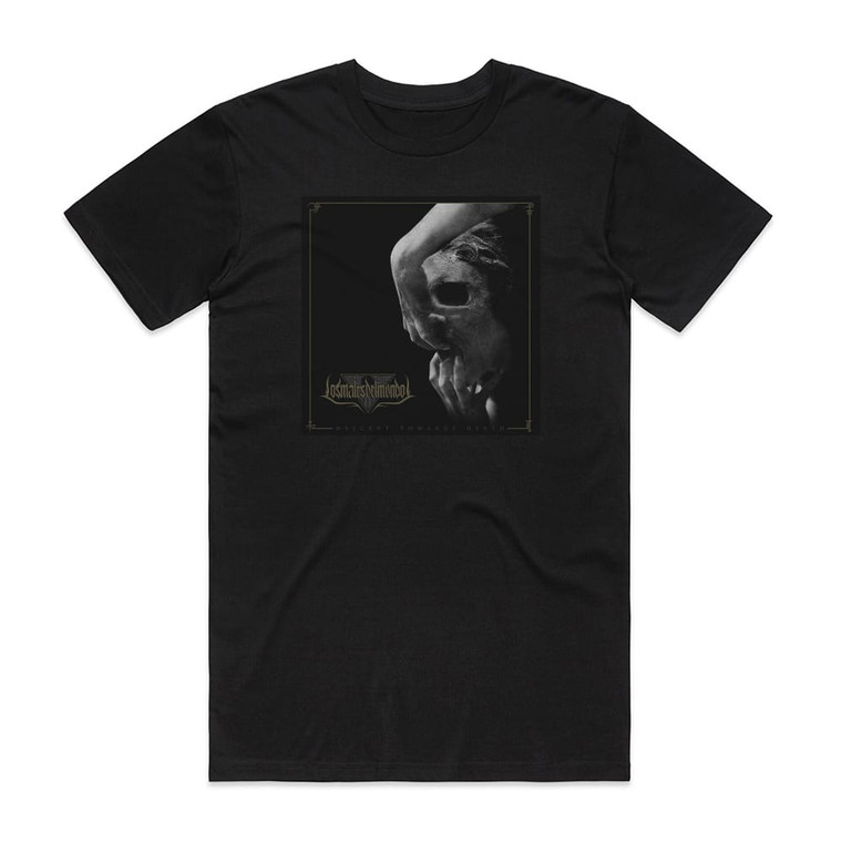 Los Males del Mundo Descent Towards Death Album Cover T-Shirt Black