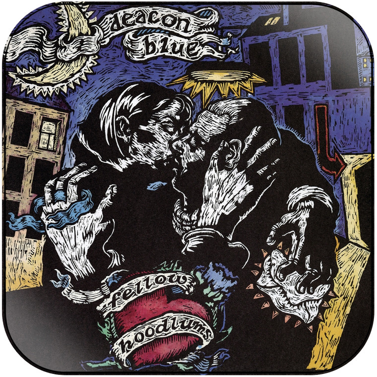 Deacon Blue Fellow Hoodlums Album Cover Sticker
