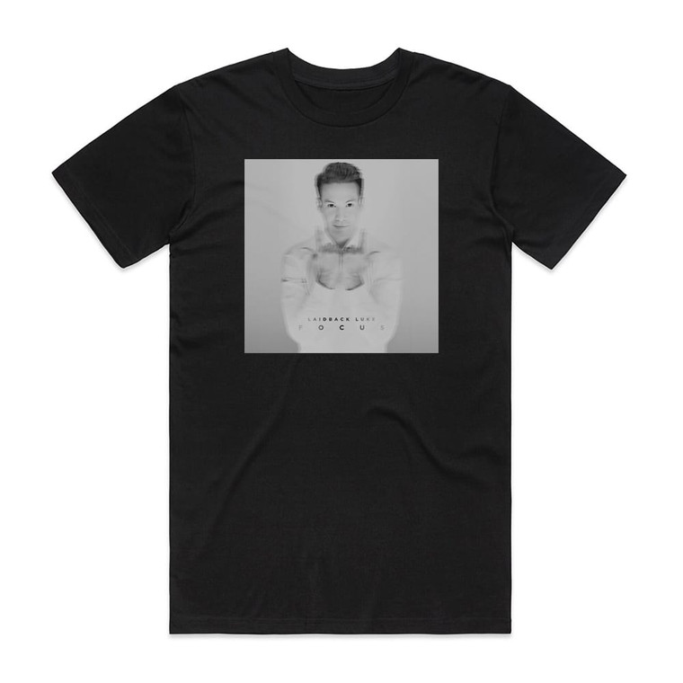 Laidback Luke Focus Album Cover T-Shirt Black Laidback Luke Focus Album Cover T-Shirt Black