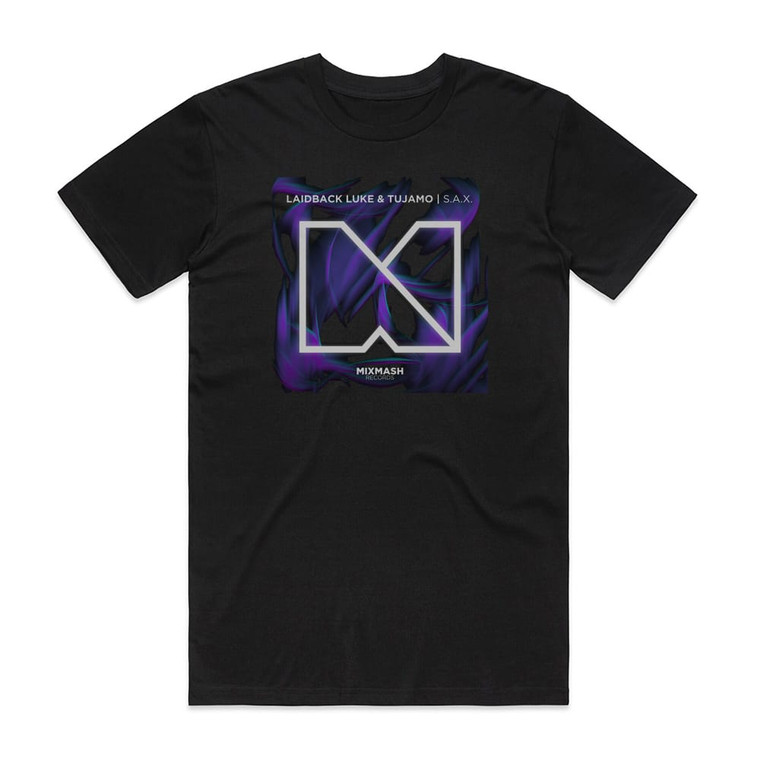 Laidback Luke Sax Original Mix Album Cover T-Shirt Black