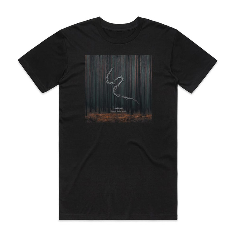 Lunatic Soul Through Shaded Woods Album Cover T-Shirt Black