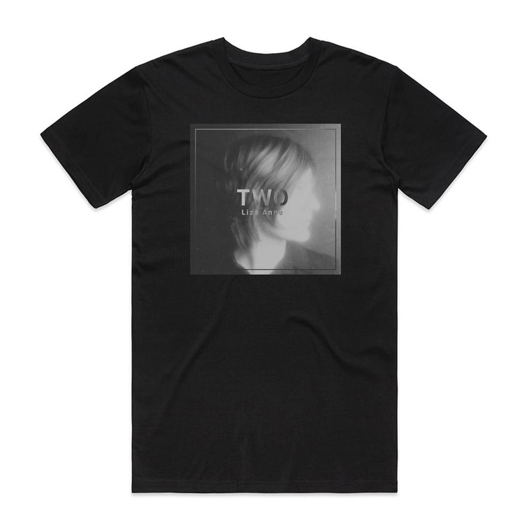 Liza Anne Two Album Cover T-Shirt Black