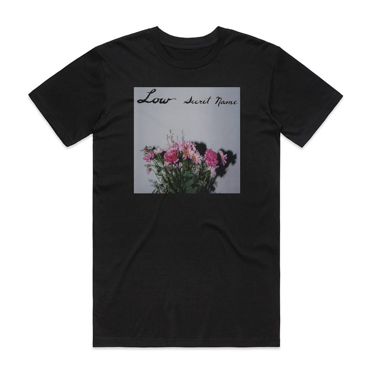Low Secret Name Album Cover T-Shirt Black
