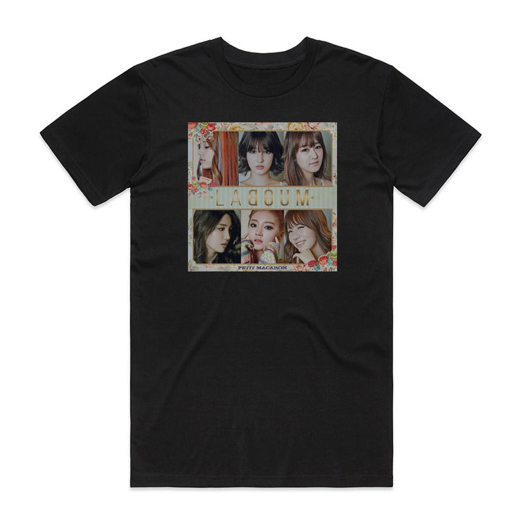 LABOUM Petit Macaron Album Cover T-Shirt Black
