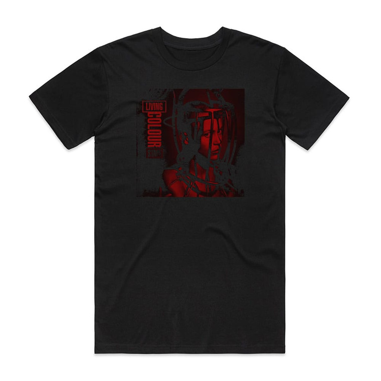 Living Colour Stain Album Cover T-Shirt Black