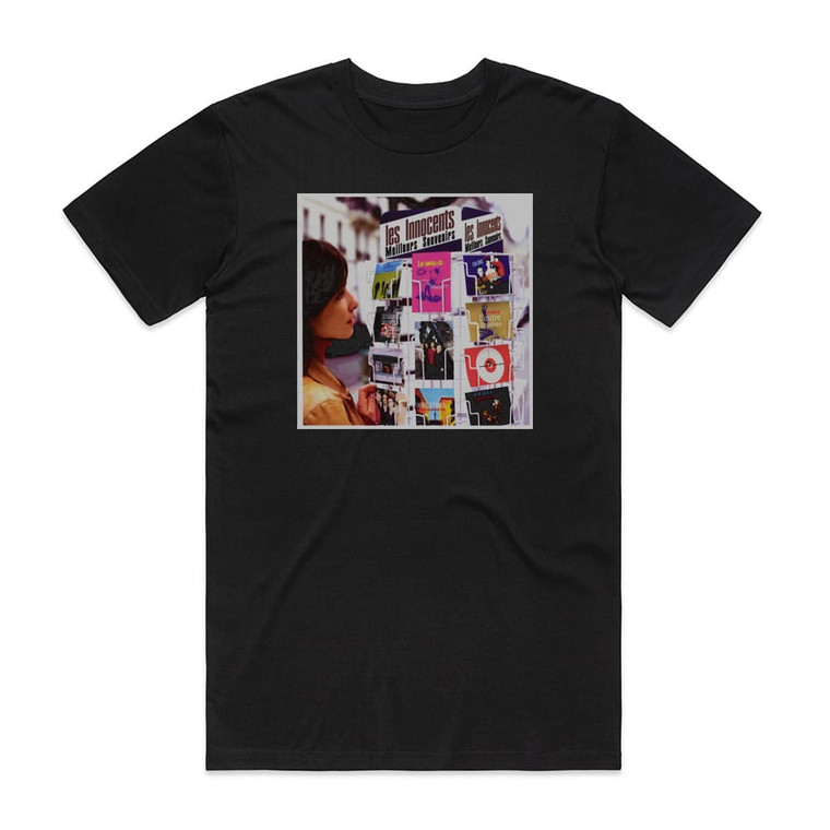 Les Innocents Meilleurs Souvenirs Album Cover T-Shirt Black