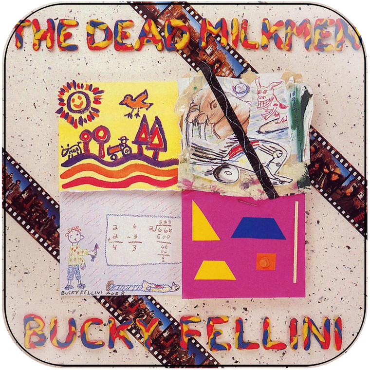 The Dead Milkmen Bucky Fellini Album Cover Sticker