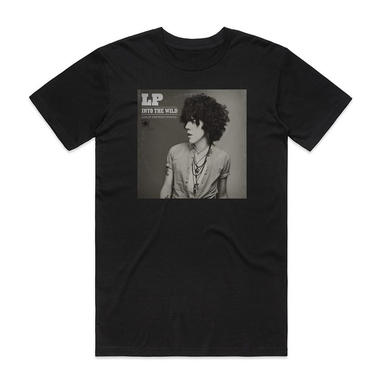 LP Into The Wild Live At Eastwest Studios Album Cover T-Shirt Black