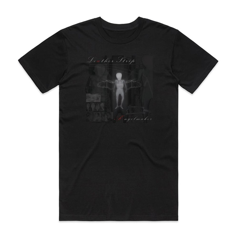 Leather Strip Ngelmaker Album Cover T-Shirt Black